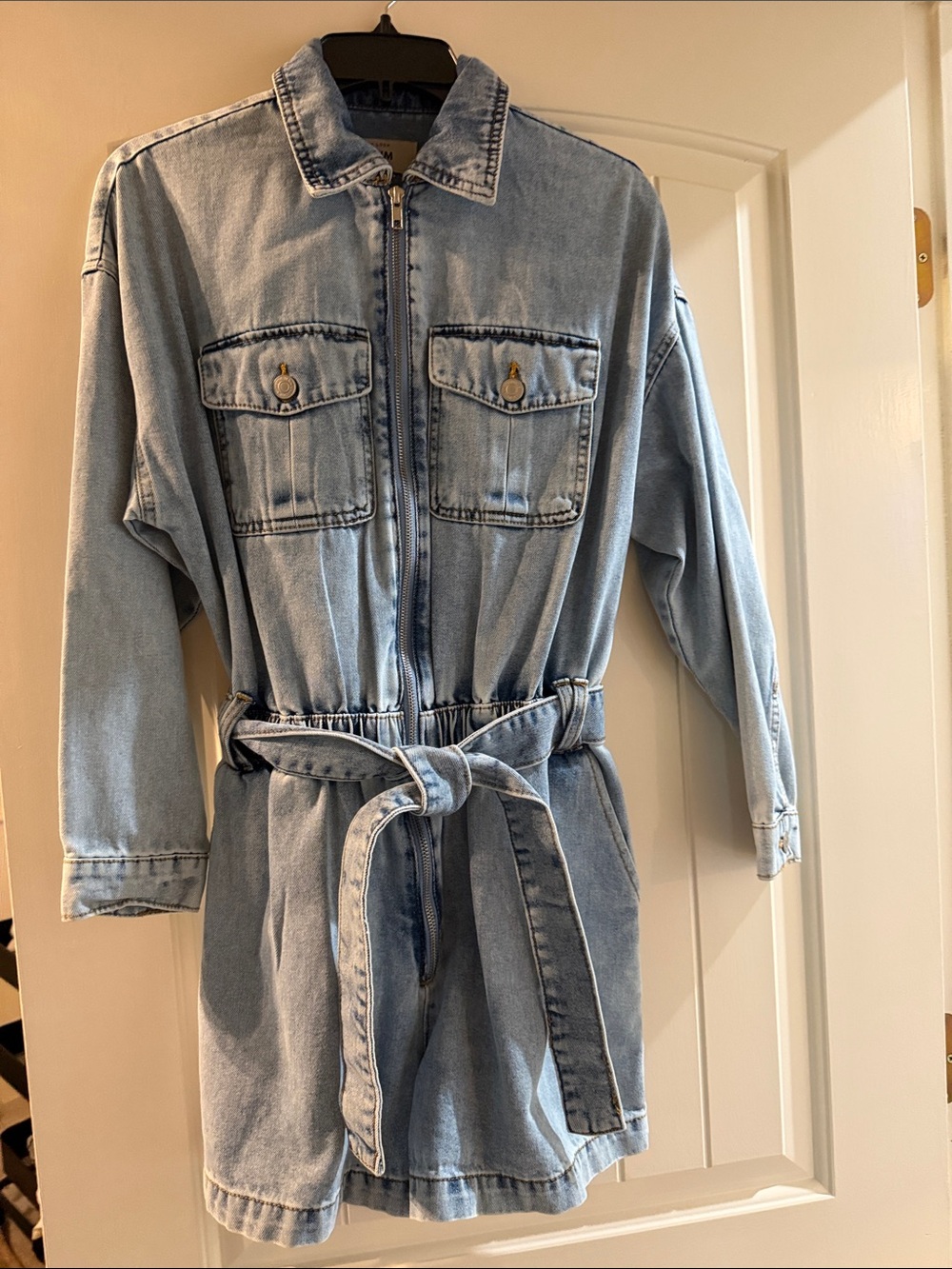 Denim Romper